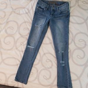 Rue 21 Cropped Distressed Jeans